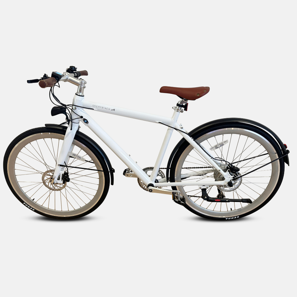 Electric Road Bike - Chapter 2 9 Speed / White / 52 cm Electric Road Bike - Chapter 2 9 Speed / White / 52 cm